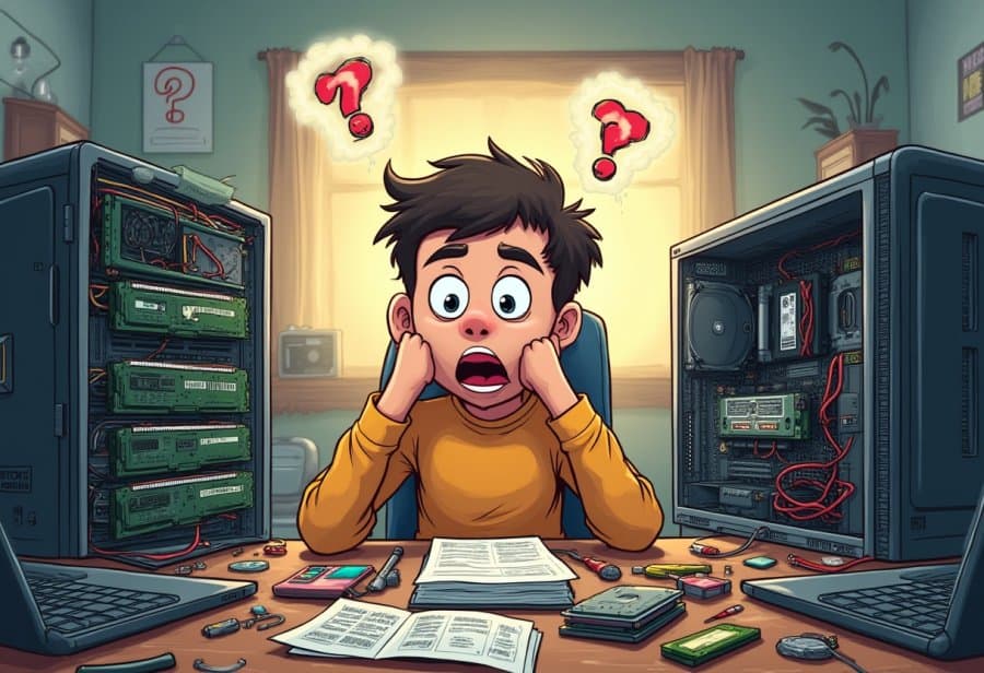 Unraveling the tangled mess: the humorous side of DIY tech upgrades