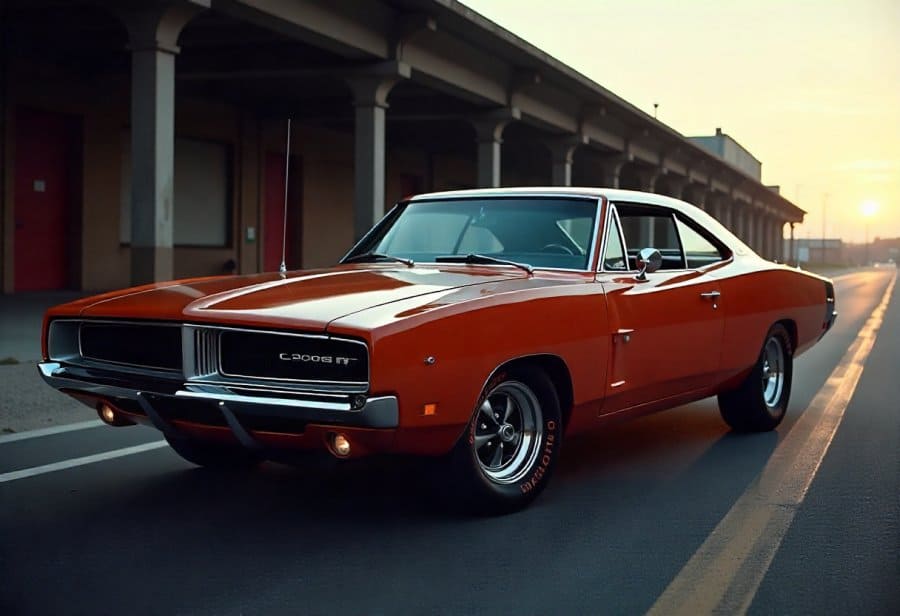 The Charger’s long hood challenges the horizon, daring you to keep up
